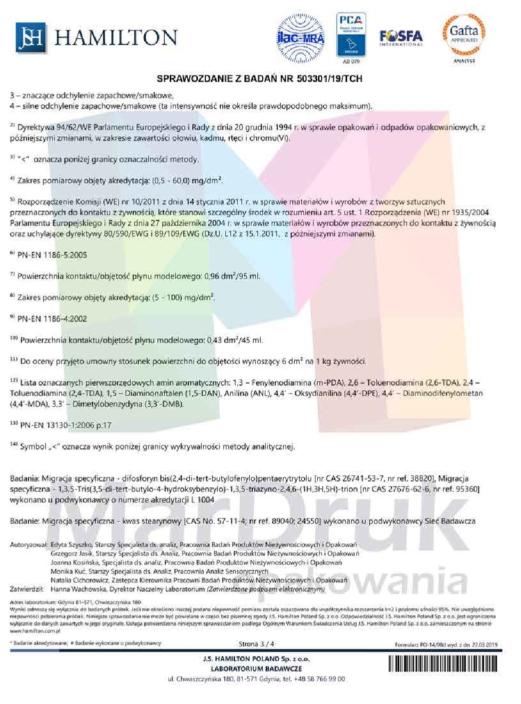 Folia PET transparent z nadrukiem + Folia PET metalizowana + Folia LDPE